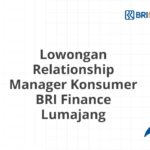 Lowongan Relationship Manager Konsumer BRI Finance Lumajang