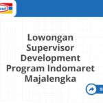 Lowongan Supervisor Development Program Indomaret Majalengka