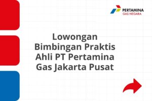 Lowongan Bimbingan Praktis Ahli PT Pertamina Gas Jakarta Pusat