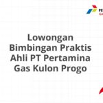 Lowongan Bimbingan Praktis Ahli PT Pertamina Gas Kulon Progo