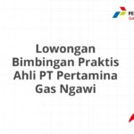 Lowongan Bimbingan Praktis Ahli PT Pertamina Gas Ngawi