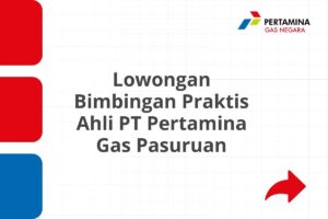 Lowongan Bimbingan Praktis Ahli PT Pertamina Gas Pasuruan