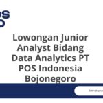 Lowongan Junior Analyst Bidang Data Analytics PT POS Indonesia Bojonegoro