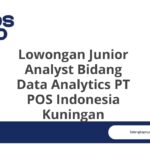 Lowongan Junior Analyst Bidang Data Analytics PT POS Indonesia Kuningan