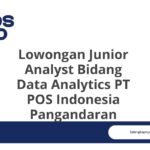 Lowongan Junior Analyst Bidang Data Analytics PT POS Indonesia Pangandaran