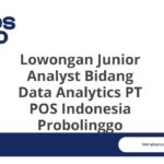 Lowongan Junior Analyst Bidang Data Analytics PT POS Indonesia Probolinggo