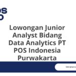 Lowongan Junior Analyst Bidang Data Analytics PT POS Indonesia Purwakarta