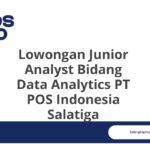 Lowongan Junior Analyst Bidang Data Analytics PT POS Indonesia Salatiga