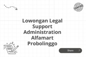 Lowongan Legal Support Administration Alfamart Probolinggo