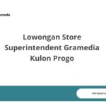 Lowongan Store Superintendent Gramedia Kulon Progo